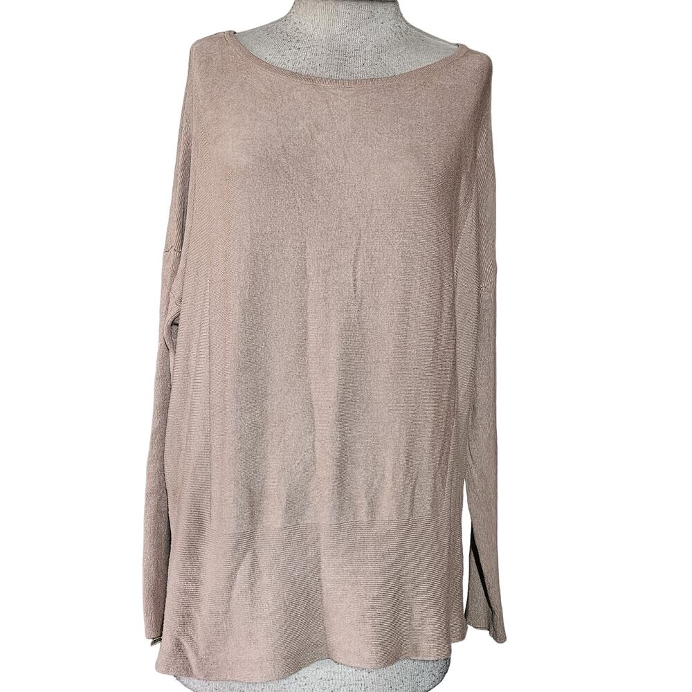 Atmosphere Lightweight Side Zipper Detail Sweater Size XL